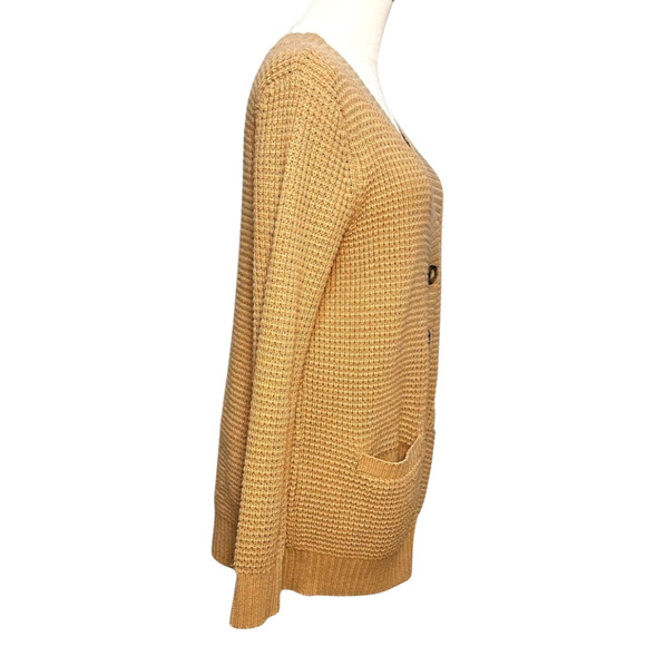 Forever 21 Camel Tan 5 Button Oversized Cardigan w Pockets Small - Picture 3 of 7